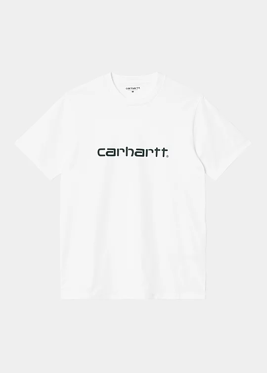 Carhartt WIP Short Sleeve Script T-Shirt em Branco