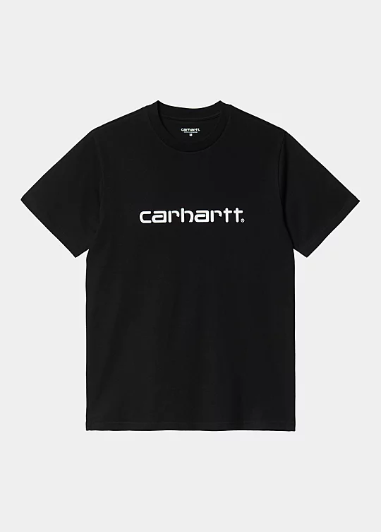Carhartt WIP Short Sleeve Script T-Shirt en Negro