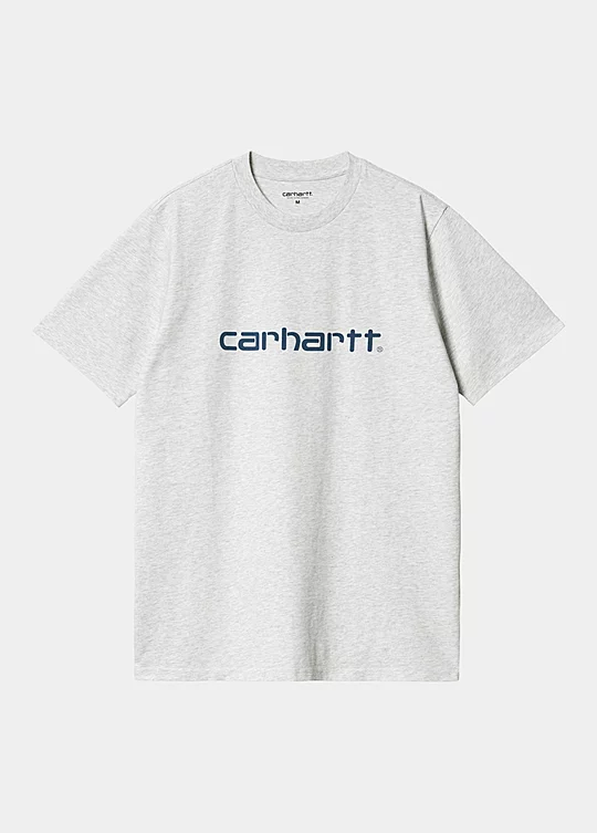 Carhartt WIP Short Sleeve Script T-Shirt in Grigio
