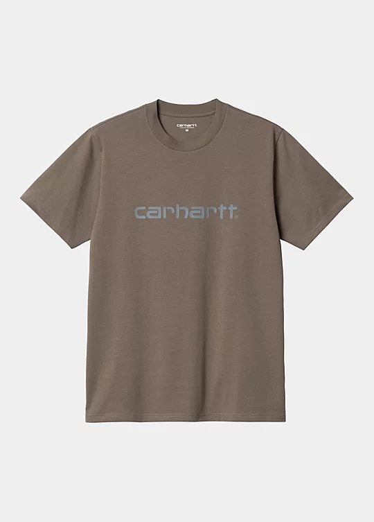 Carhartt WIP Short Sleeve Script T-Shirt in Marrone
