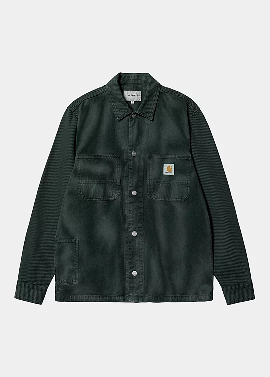 Carhartt WIP Long Sleeve Sinclair Shirt in Verde