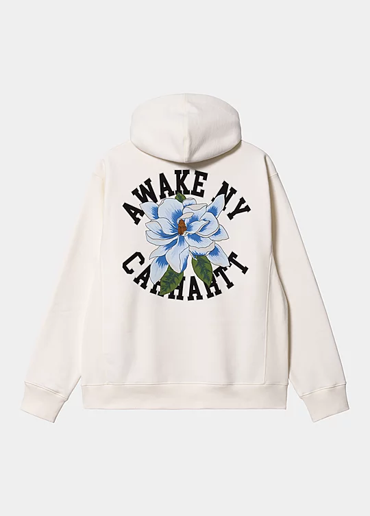 Carhartt WIP Awake NY Hooded Sweatshirt en Blanco