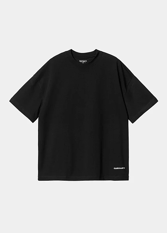 Carhartt WIP Short Sleeve Link Script T-Shirt in Schwarz