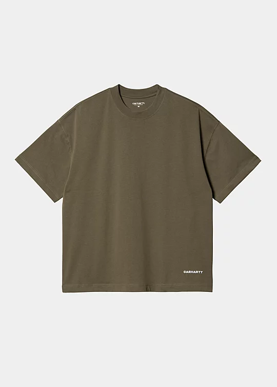 Carhartt WIP Short Sleeve Link Script T-Shirt in Grün