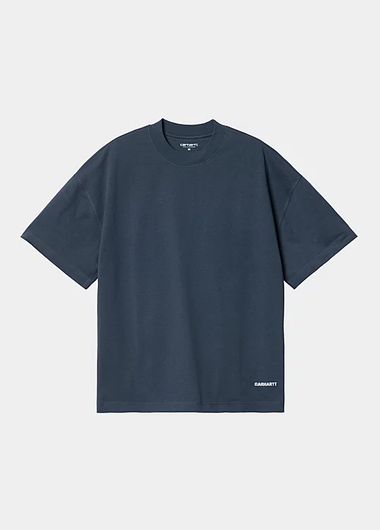 Carhartt WIP Short Sleeve Link Script T-Shirt in Nero