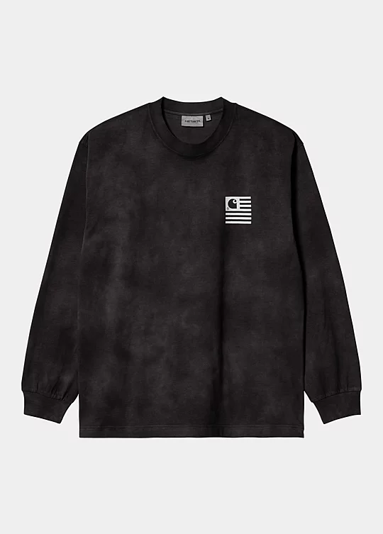 Carhartt WIP Long Sleeve Chromo T-Shirt in Schwarz