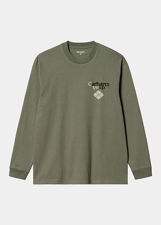 Carhartt WIP Long Sleeve Buffalo T-Shirt em Verde