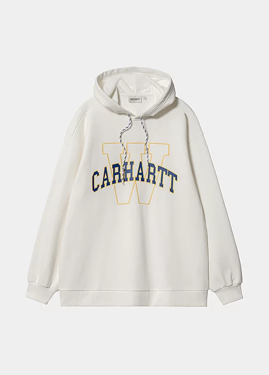 Carhartt WIP Women’s Hooded Grand Locker Sweat in Bianco