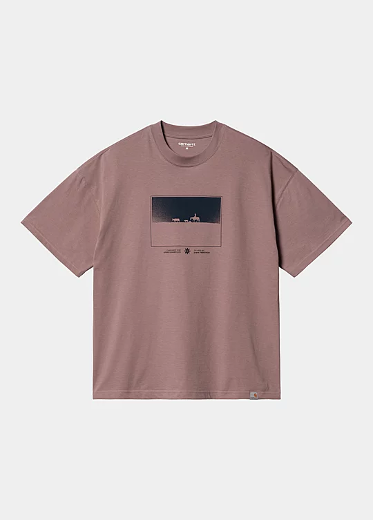 Carhartt WIP Short Sleeve Nomads T-Shirt in Lila