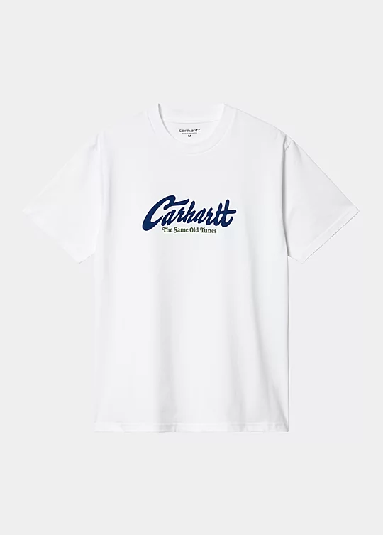 Carhartt WIP Short Sleeve Old Tunes T-Shirt en Blanco