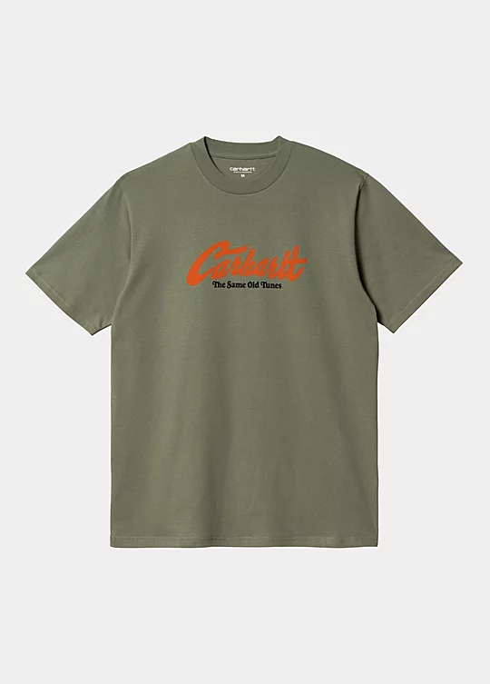Carhartt WIP Short Sleeve Old Tunes T-Shirt em Verde