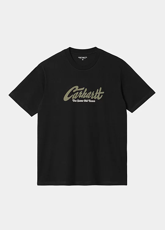 Carhartt WIP Short Sleeve Old Tunes T-Shirt in Schwarz
