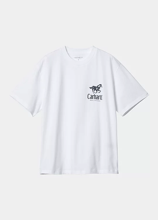 Carhartt WIP Women’s Short Sleeve Stallion T-Shirt Blanc