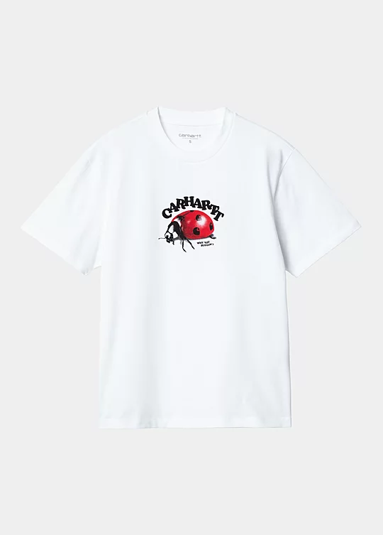 Carhartt WIP Women’s Short Sleeve Lady Bug T-Shirt in Bianco