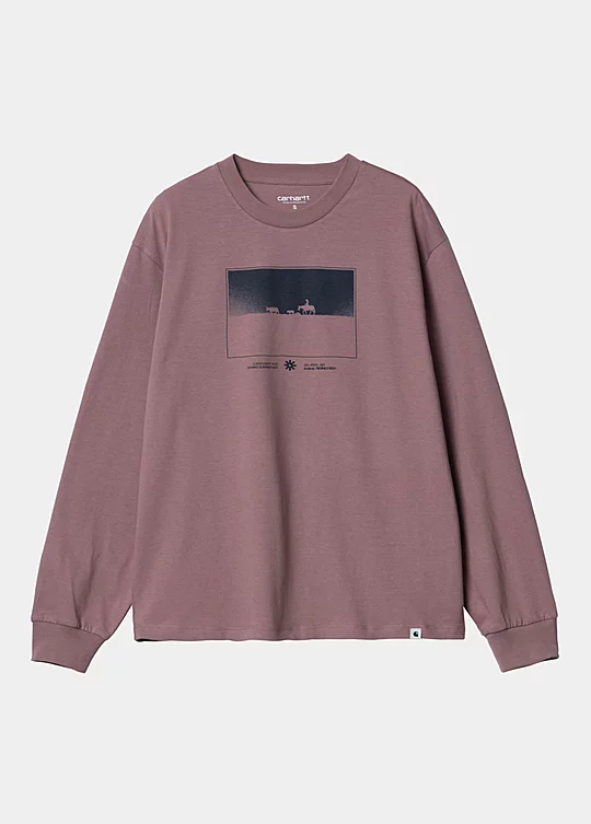Carhartt WIP Women’s Long Sleeve Nomads T-Shirt Violet