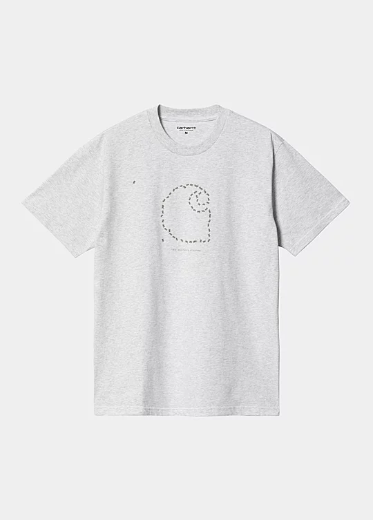 Carhartt WIP Short Sleeve Stomping Grounds T-Shirt in Grey