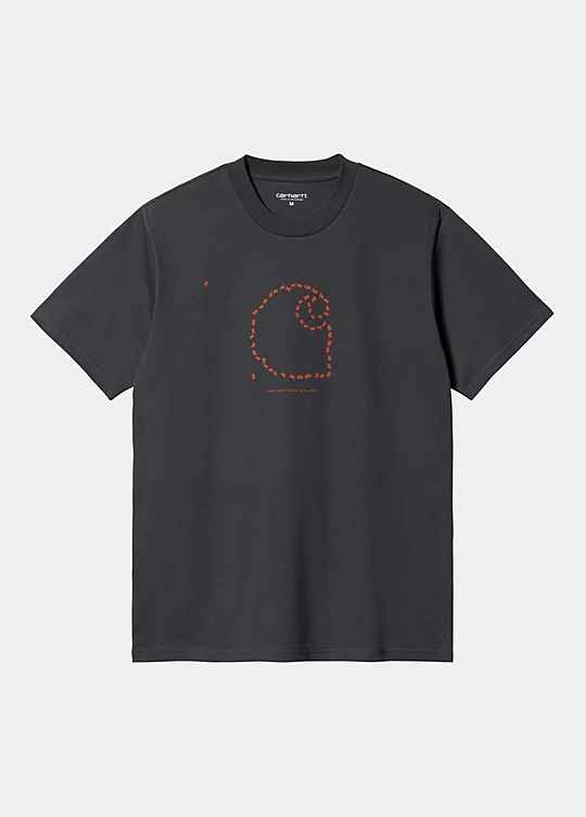 Carhartt WIP Short Sleeve Stomping Grounds T-Shirt in Blue