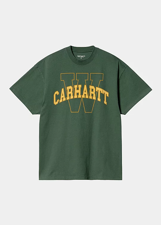 Carhartt WIP Women’s Short Sleeve Grand Locker T-Shirt in Verde