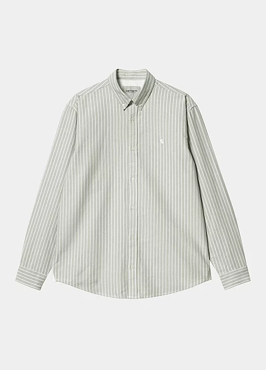 Carhartt WIP Long Sleeve Dabney Shirt Vert