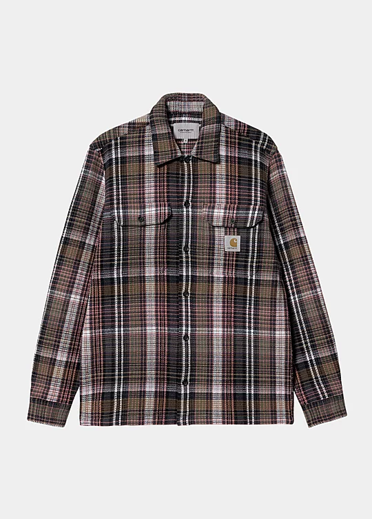 Carhartt WIP Long Sleeve Valmon Shirt in Braun