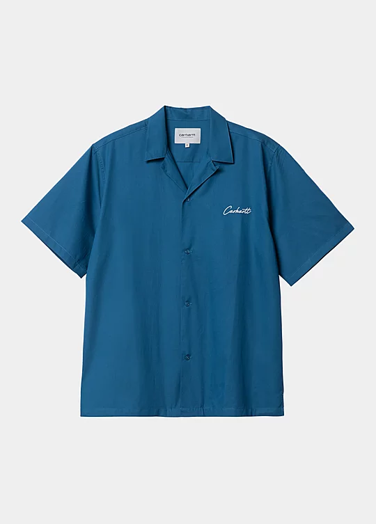 Carhartt WIP Short Sleeve Delray Shirt Bleu