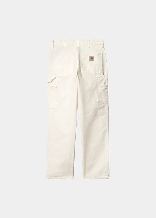 Carhartt WIP Single Knee Pant in Bianco