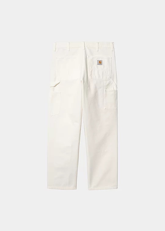 Carhartt WIP Double Knee Pant in White