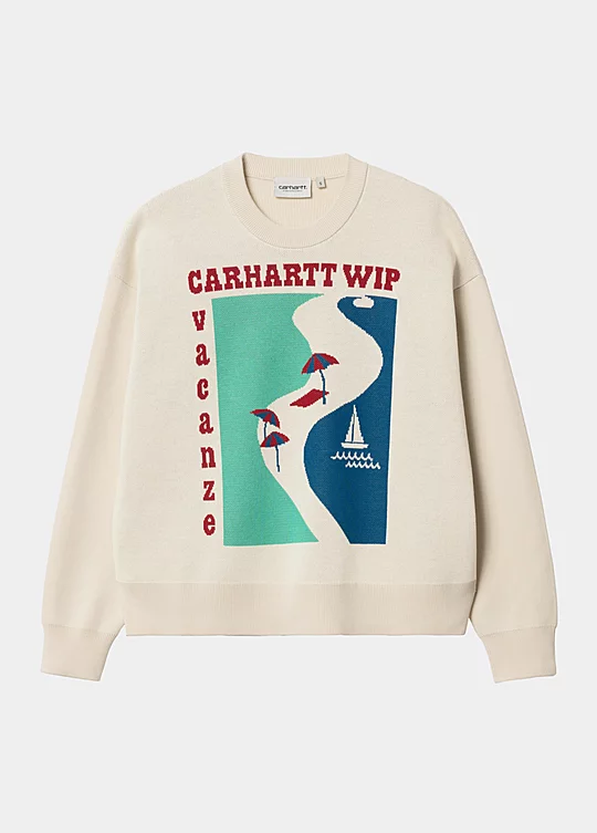 Carhartt WIP Women’s Vacanze Sweater in Beige