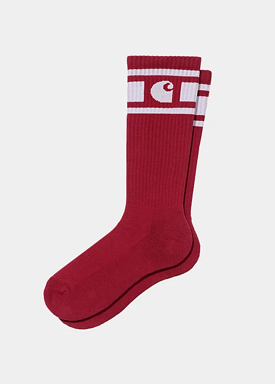 Carhartt WIP Coast Socks en Rojo