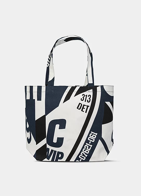 Carhartt WIP Canvas Graphic Tote in Blue