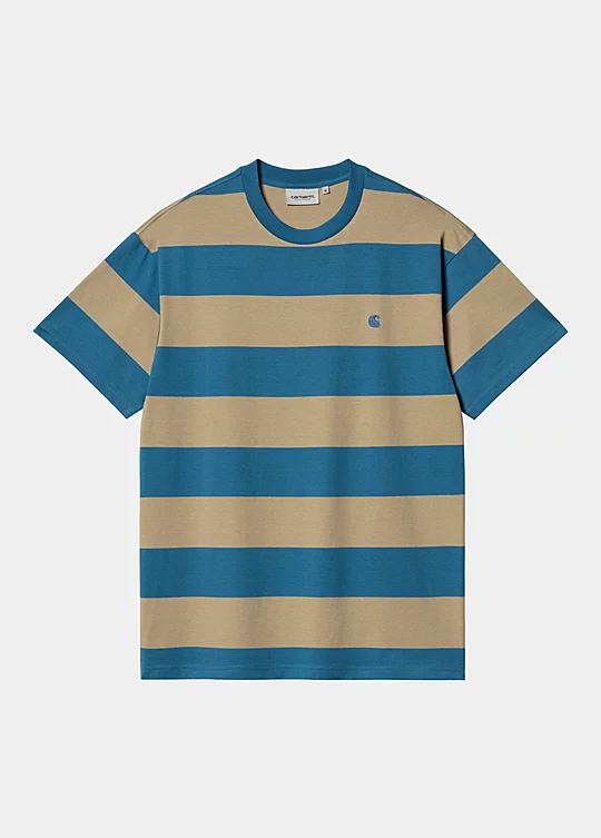 Carhartt WIP Short Sleeve Dampier T-Shirt in Blue