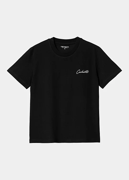 Carhartt WIP Women’s Short Sleeve Tapoka T-Shirt in Nero