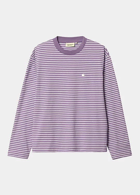 Carhartt WIP Women’s Long Sleeve Coleen T-Shirt in Purple
