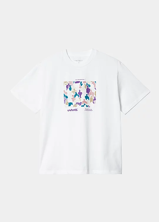 Carhartt WIP Women’s Short Sleeve Unity T-Shirt in Bianco