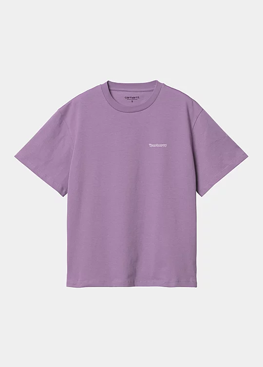 Carhartt WIP Women’s Short Sleeve Riders T-Shirt in Purple