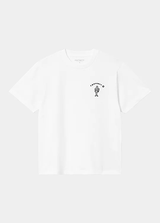 Carhartt WIP Women’s Short Sleeve New Frontier T-Shirt Blanc