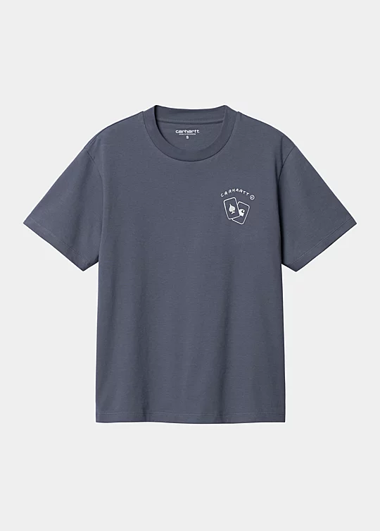 Carhartt WIP Women’s Short Sleeve New Frontier T-Shirt in Blue