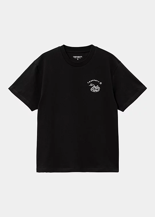 Carhartt WIP Women’s Short Sleeve New Frontier T-Shirt in Black