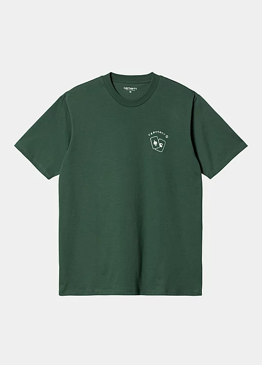 Carhartt WIP Short Sleeve New Frontier T-Shirt in Green