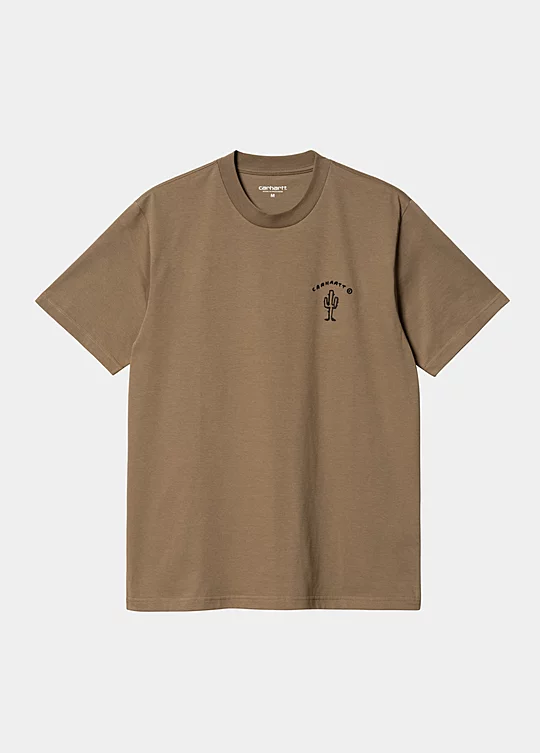 Carhartt WIP Short Sleeve New Frontier T-Shirt in Brown