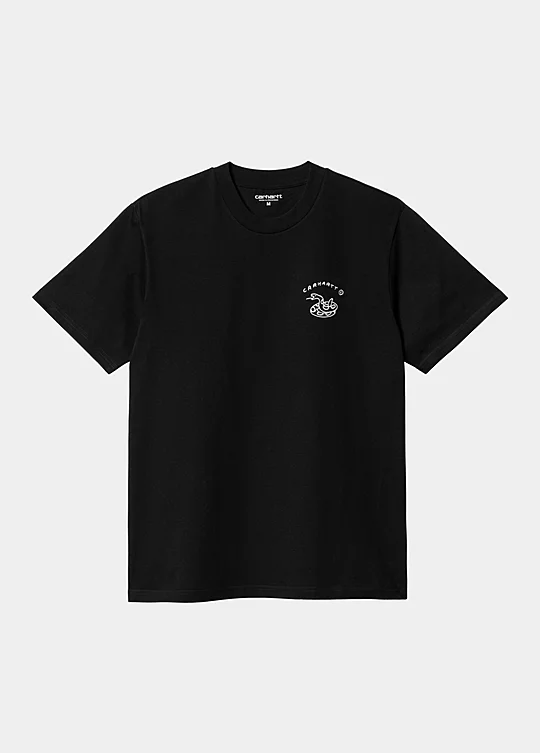 Carhartt WIP Short Sleeve New Frontier T-Shirt in Black