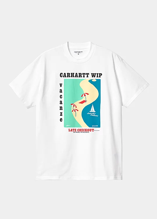 Carhartt WIP Short Sleeve Vacanze T-Shirt in Weiß