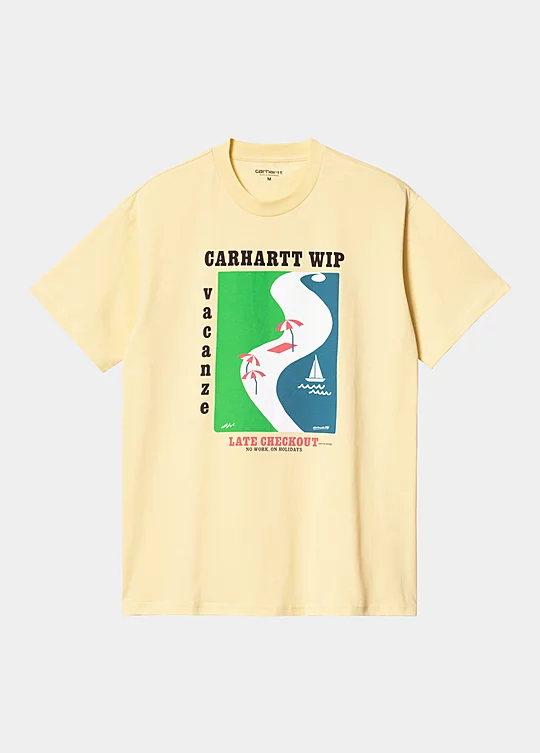 Carhartt WIP Short Sleeve Vacanze T-Shirt in Yellow