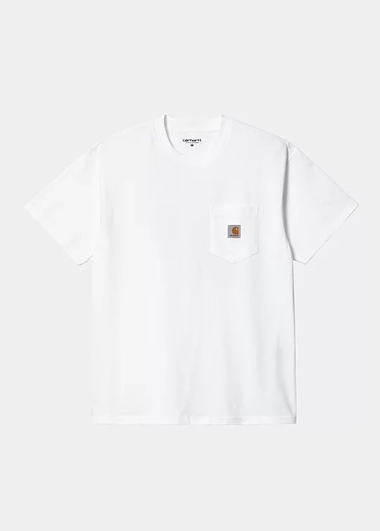 Carhartt WIP Short Sleeve Tamas Pocket T-Shirt in Weiß
