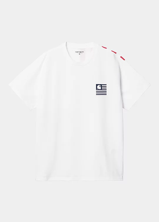 Carhartt WIP Short Sleeve Coast State T-Shirt in White