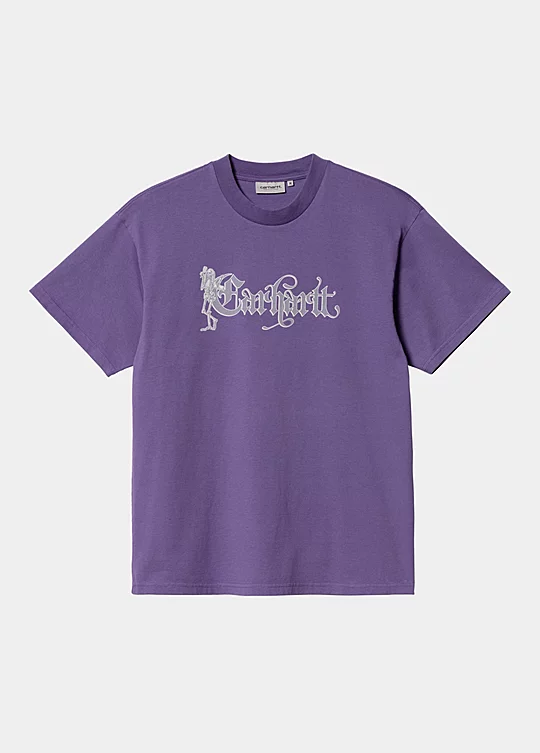 Carhartt WIP Short Sleeve Scribe T-Shirt em Púrpura