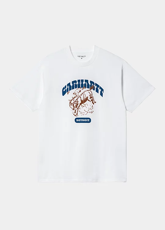 Carhartt WIP Short Sleeve Buckaroo T-Shirt in White