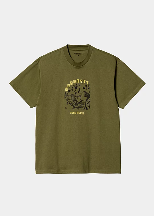Carhartt WIP Short Sleeve Easy Living T-Shirt in Green