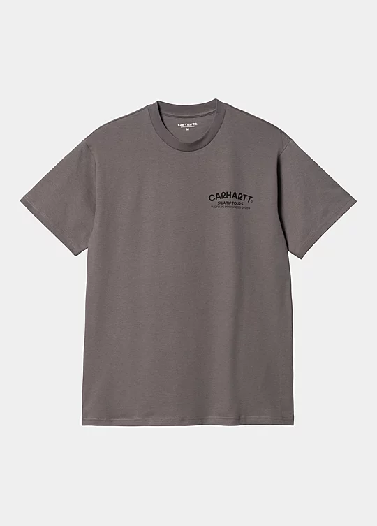 Carhartt WIP Short Sleeve Swamp Tours T-Shirt em Cinzento