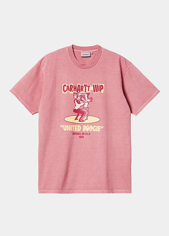 Carhartt WIP Short Sleeve Boogie T-Shirt in Purple